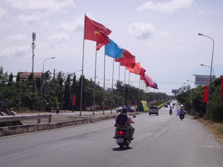 Tuyến đường mang tên Đại tướng Võ Nguyên Giáp trên địa bàn thành phố Vũng Tàu.